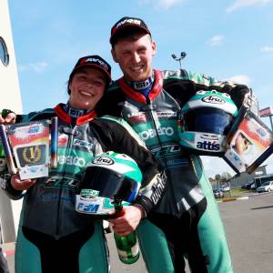 Todd Ellis et Emmanuelle Clément - LCR Yamaha (photo FIM)