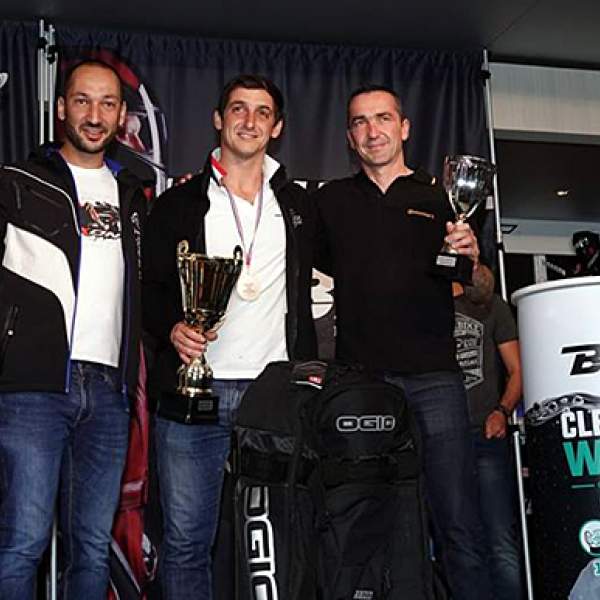 <b>Podium scratch : Pierre Lemos - KTM, Sébastien Lagut - Yamaha et Lionel Richier - Yamaha (photo Moto Tour)</b>